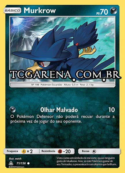 Carta Murkrow (71 / 156)