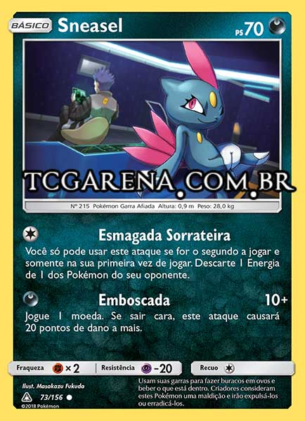 Carta Sneasel (73 / 156)