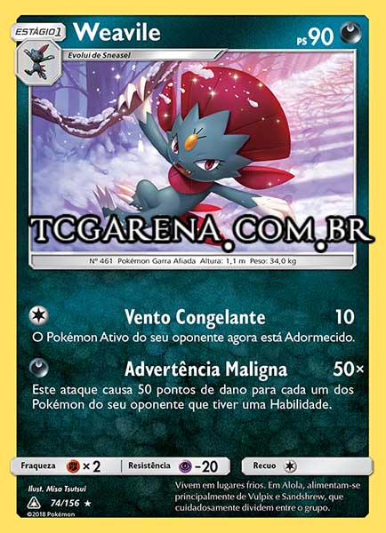 Carta Weavile (74 / 156)