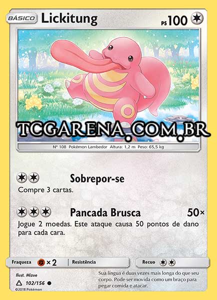 Carta Lickitung (102 / 156)