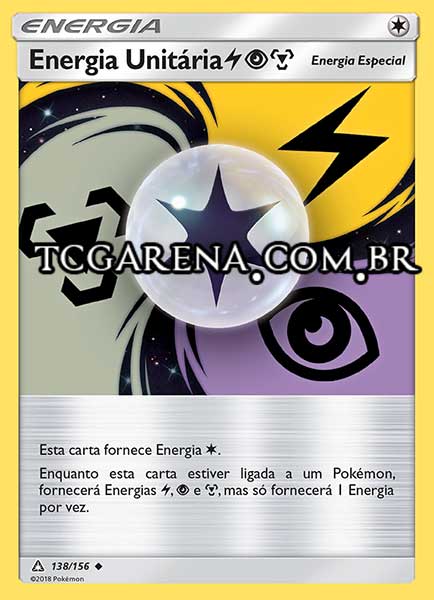 Carta Unit Energy LightningPsychicMetal (138 / 156)