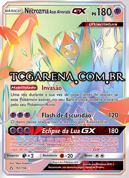 Carta Dawn Wings Necrozma-GX (161 / 156)