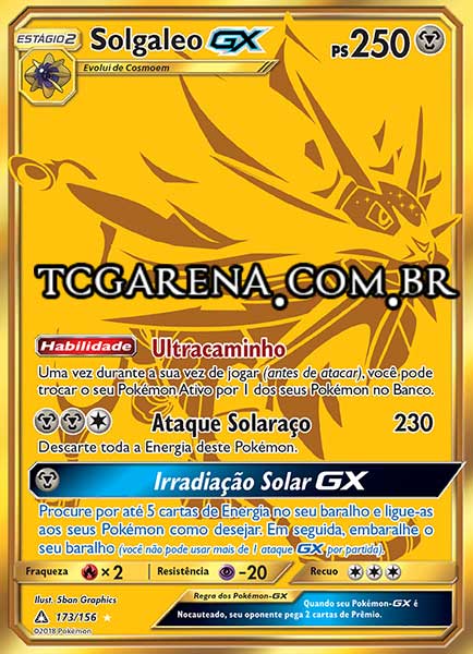 Carta Solgaleo-GX (173 / 156)