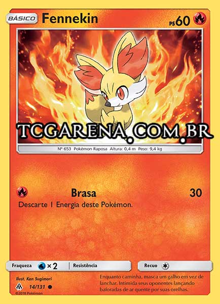 Carta Fennekin (14 / 131)