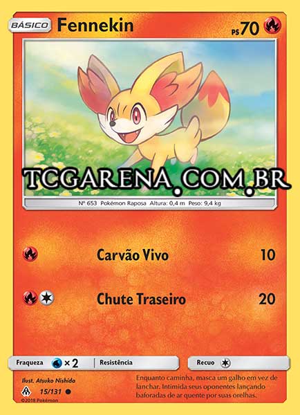 Carta Fennekin (15 / 131)