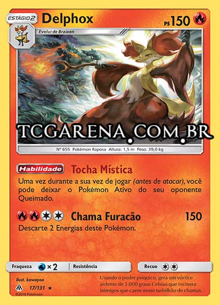 Carta Delphox (17 / 131)