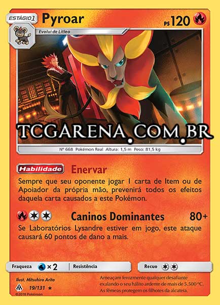 Carta Pyroar (19 / 131)