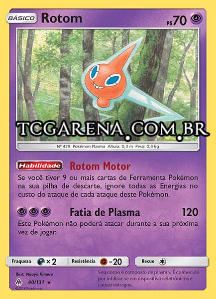 Carta Rotom (40 / 131)