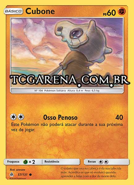 Carta Cubone (57 / 131)