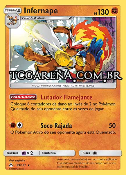 Carta Infernape (59 / 131)