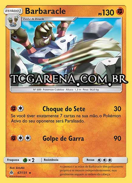 Carta Barbaracle (67 / 131)