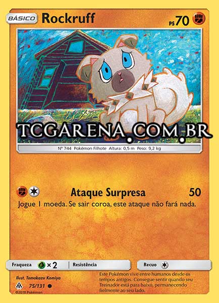 Carta Rockruff (75 / 131)