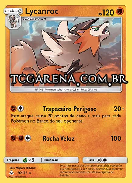 Carta Lycanroc (76 / 131)