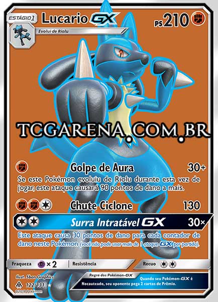 Carta Lucario-GX (122 / 131)