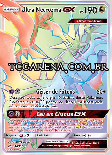 Carta Ultra Necrozma-GX (140 / 131)