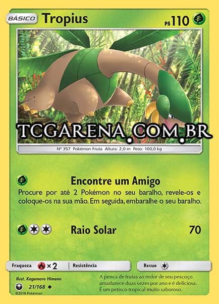 Carta Tropius (21 / 168)