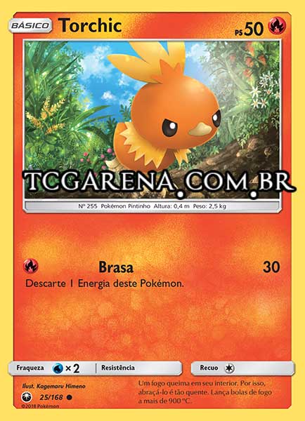 Carta Torchic (25 / 168)