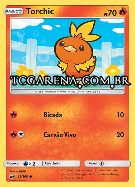 Carta Torchic (26 / 168)