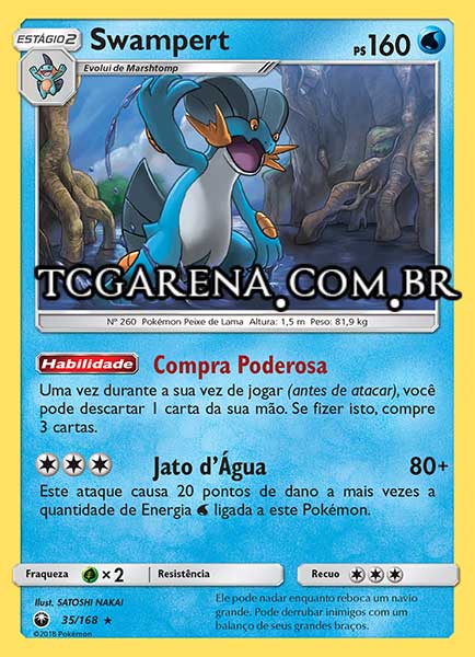 Carta Swampert (35 / 168)