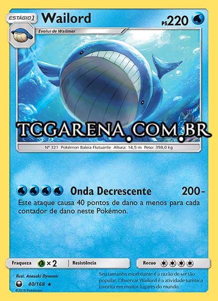 Carta Wailord (40 / 168)