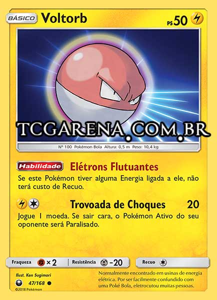 Carta Voltorb (47 / 168)