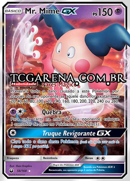 Carta Mr. Mime-GX (56 / 168)