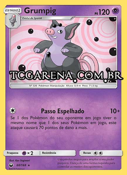 Carta Grumpig (60 / 168)