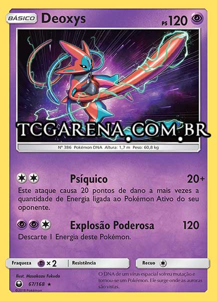 Carta Deoxys (67 / 168)