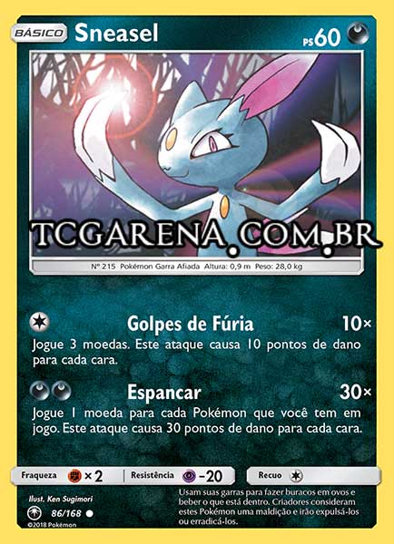 Carta Sneasel (86 / 168)