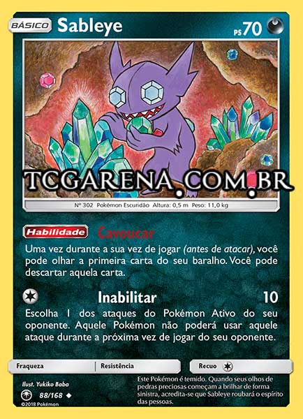 Carta Sableye (88 / 168)