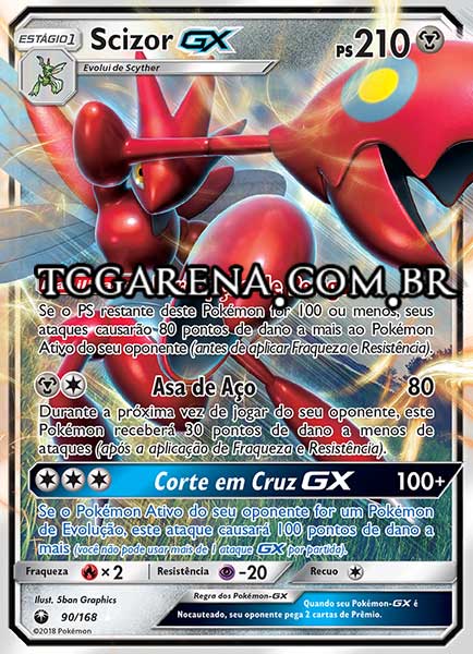 Carta Scizor-GX (90 / 168)