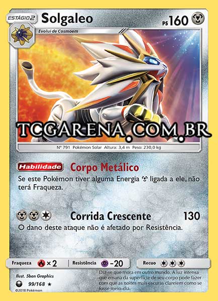 Carta Solgaleo (99 / 168)