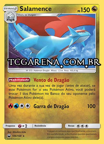 Carta Salamence (106 / 168)