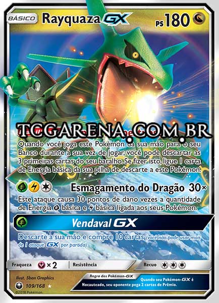 Carta Rayquaza-GX (109 / 168)