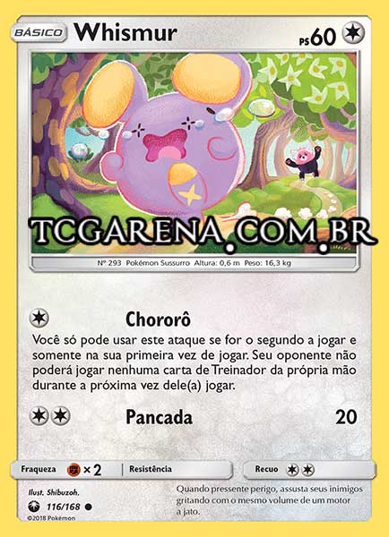 Carta Whismur (116 / 168)