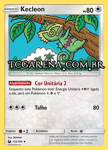 Carta Kecleon (122 / 168)