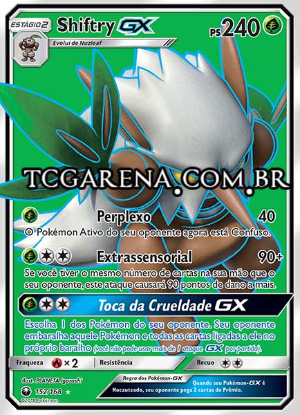 Carta Shiftry-GX (152 / 168)