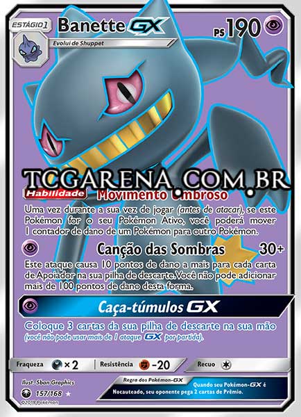 Carta Banette-GX (157 / 168)