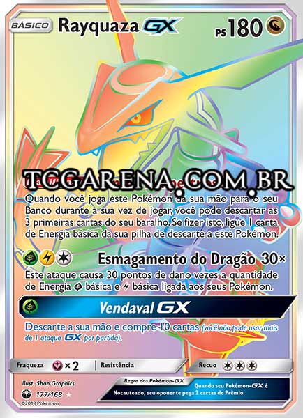 Carta Rayquaza-GX (177 / 168)