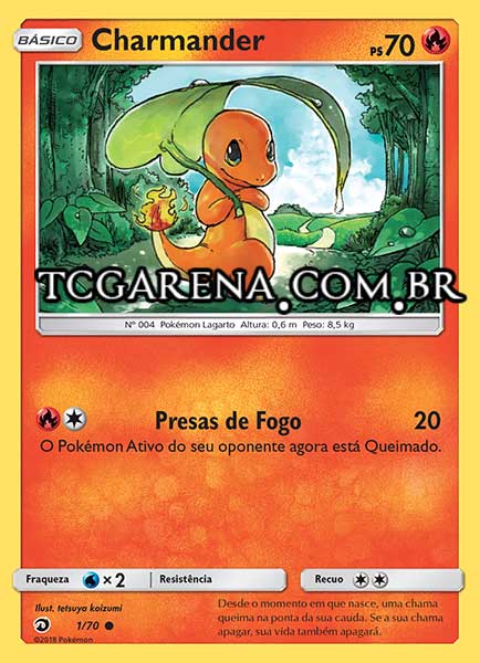 Carta Charmander (1 / 70)