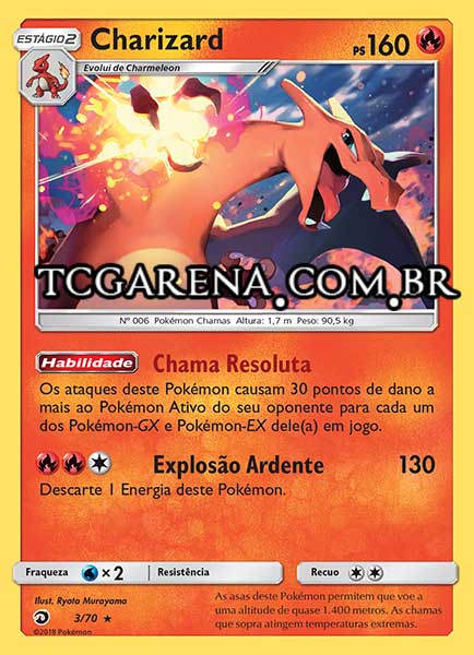 Carta Charizard (3 / 70)