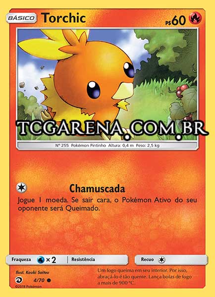 Carta Torchic (4 / 70)