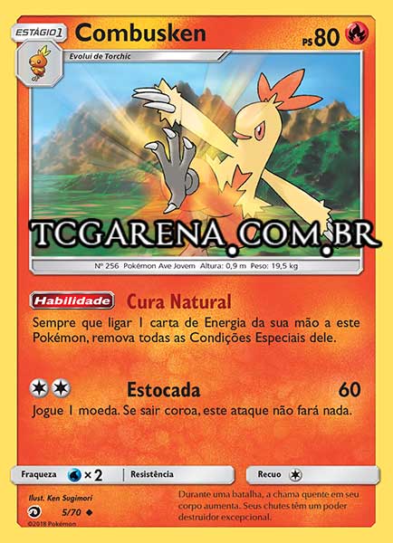 Carta Combusken (5 / 70)