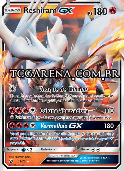 Carta Reshiram-GX (11 / 70)