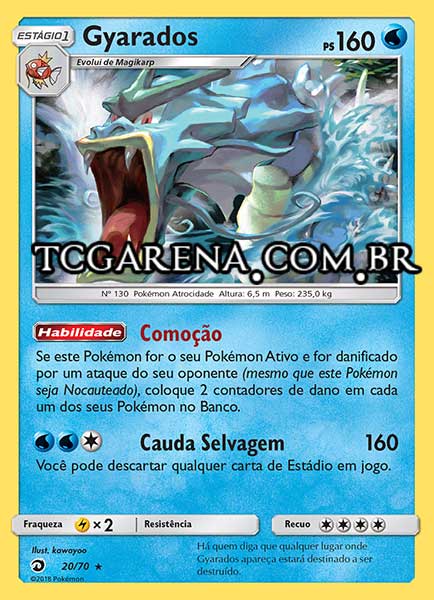 Carta Gyarados (20 / 70)