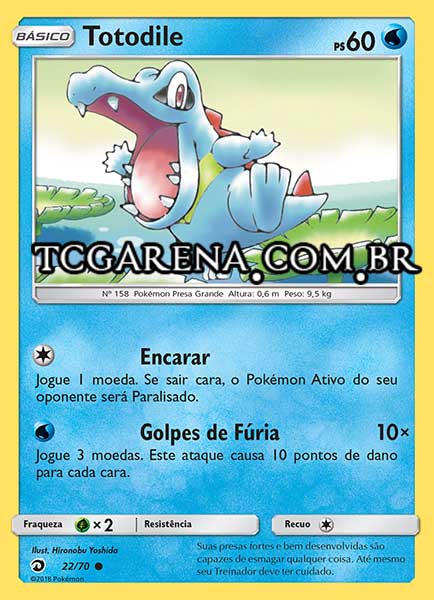 Carta Totodile (22 / 70)