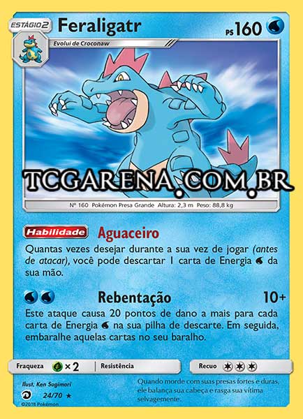 Carta Feraligatr (24 / 70)