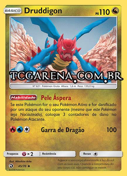 Carta Druddigon (45 / 70)