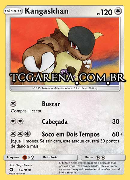 Carta Kangaskhan (55 / 70)