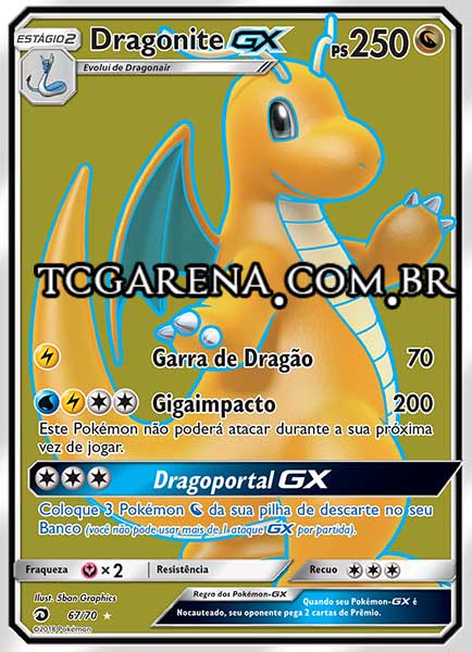 Carta Dragonite-GX (67 / 70)